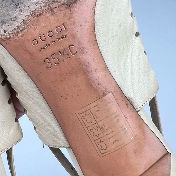 Gucci Bamboo Leather Heels Pumps - Picture 5 of 5